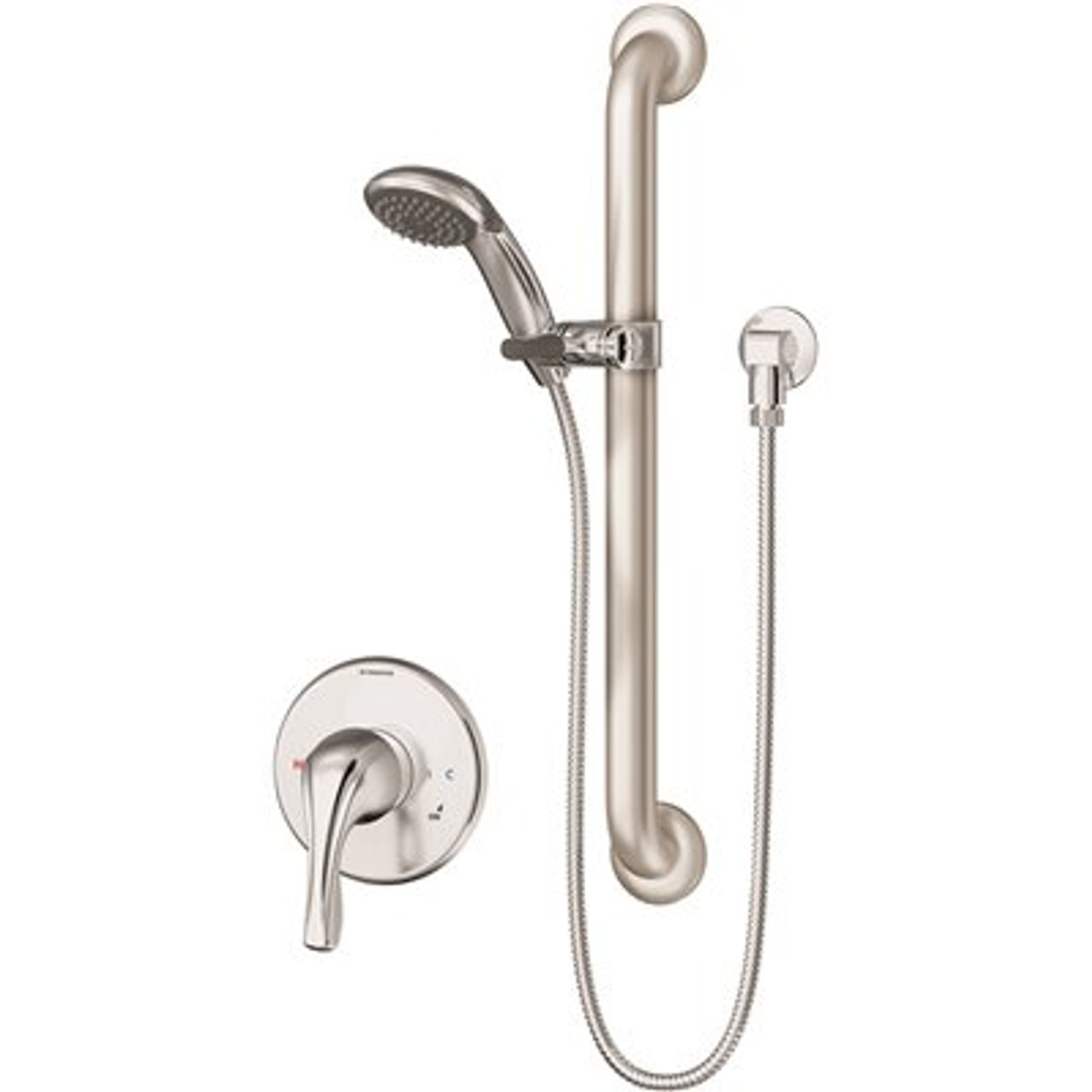 Symmons Origins Temptrol 1-Spray Patterns Handheld Shower Head In Polished Chrome (Valve Included)