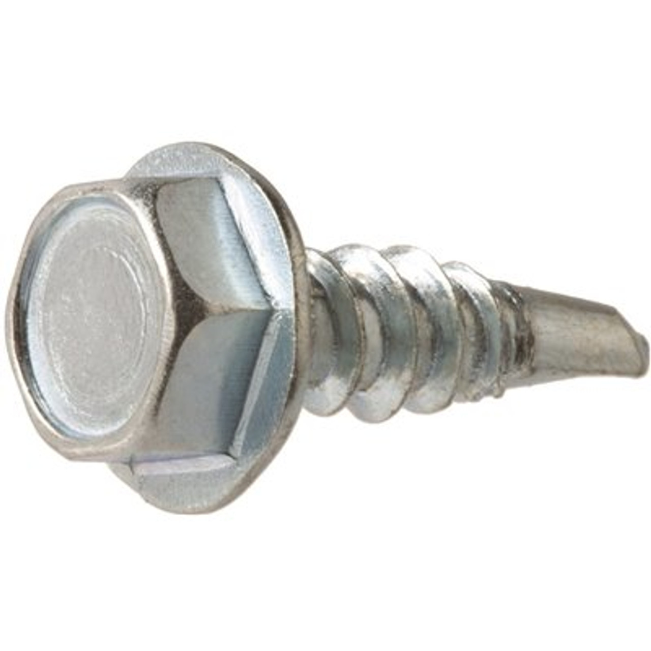 Everbilt #10 X 2 In. Zinc Plated Hex Head Sheet Metal Screw (25-Pack)