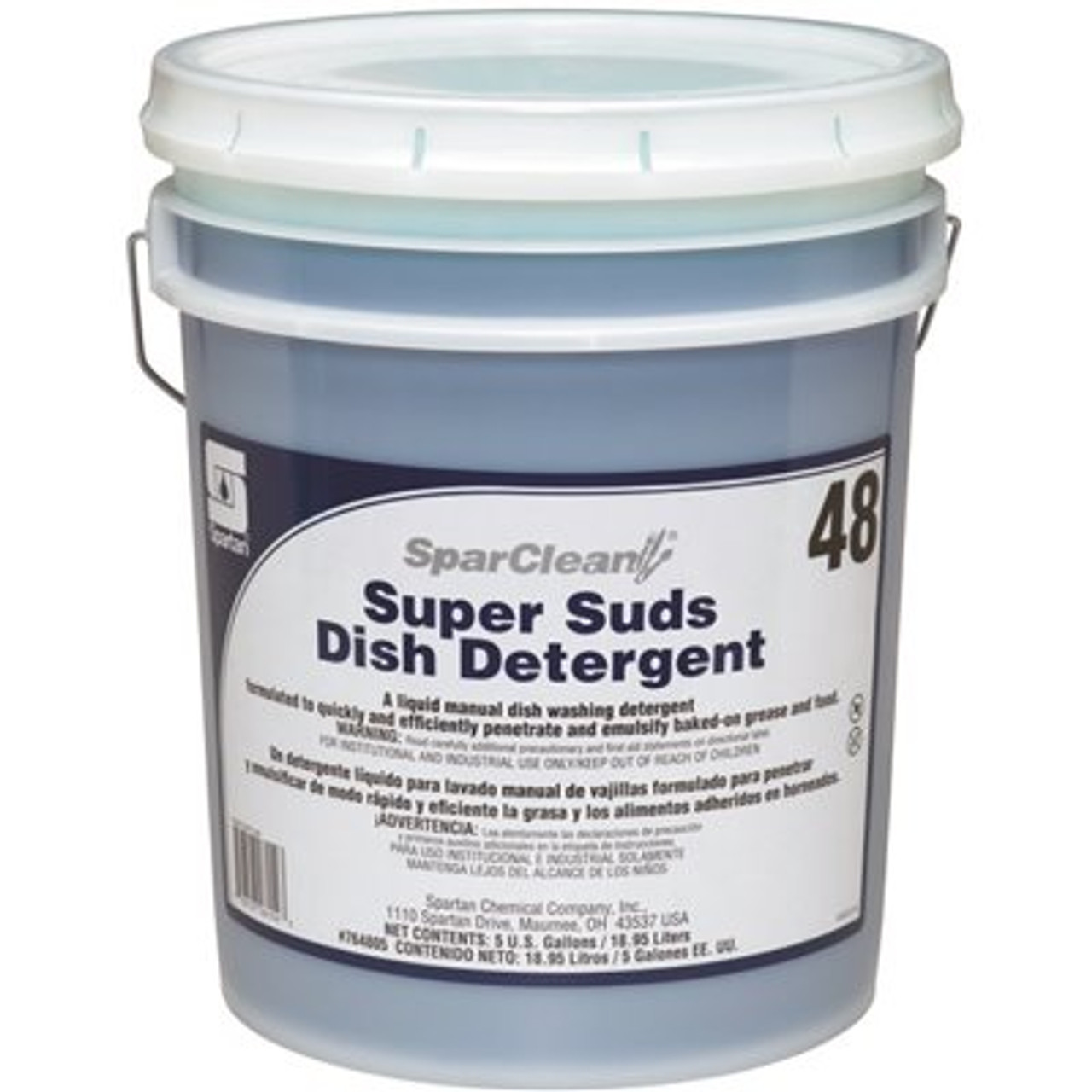 Spartan Chemical Sparclean Super Suds 5 Gallon Clean Scent Manual Dish Detergent