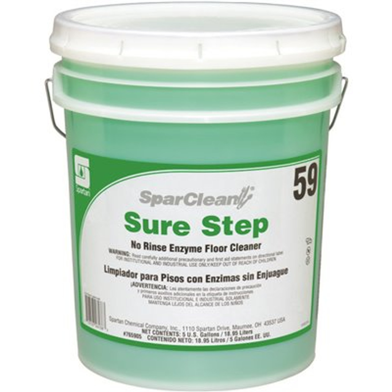 Spartan Chemical Company Sparclean Sure Step 5 Gallon Clean Scent Enzyme Floor Cleaner