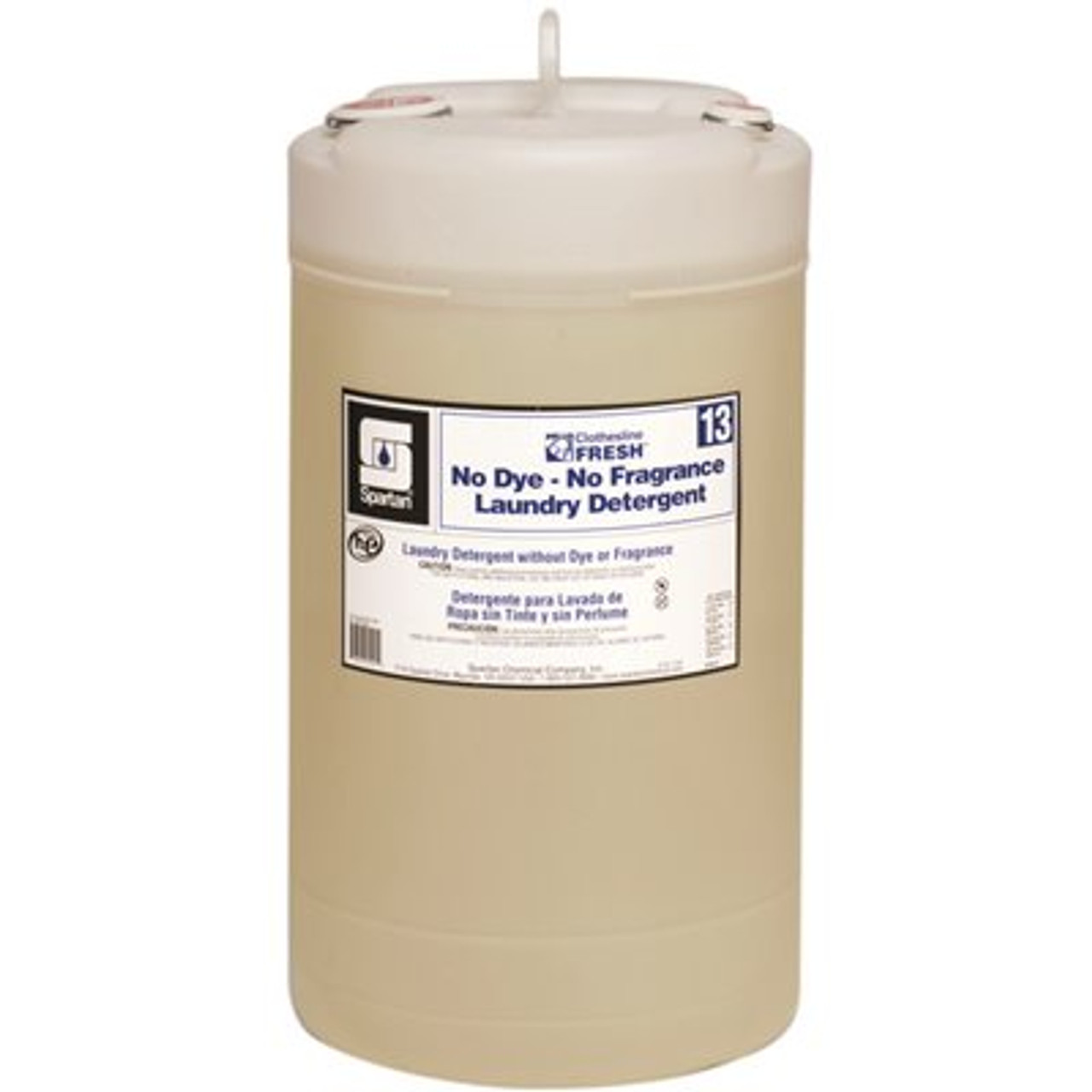 Spartan Chemical Co. Clothesline Fresh 15 Gallon No Dye-No Fragrance Laundry Detergent