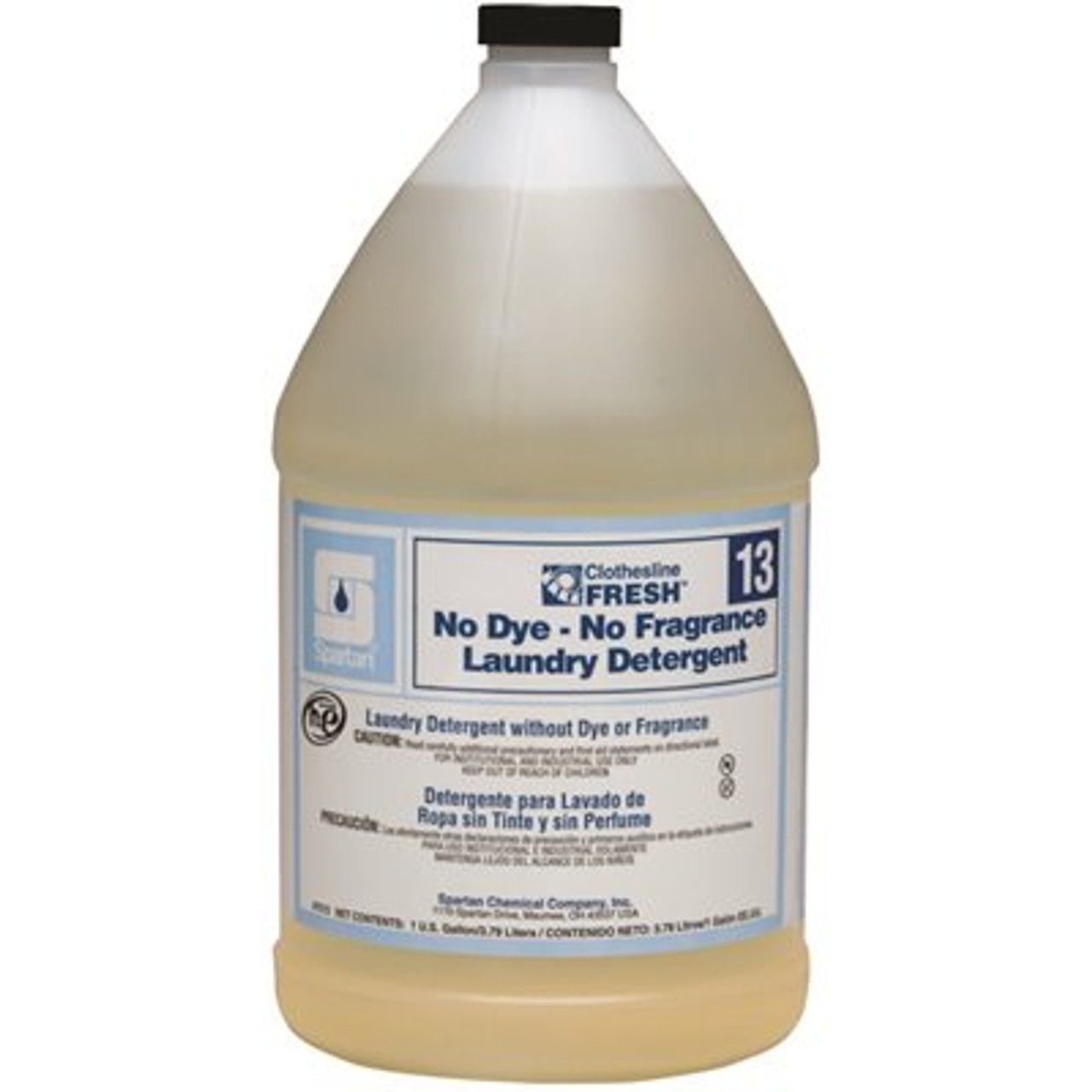 Spartan Chemical Co. Clothesline Fresh 1 Gallon No Dye-No Fragrance Laundry Detergent