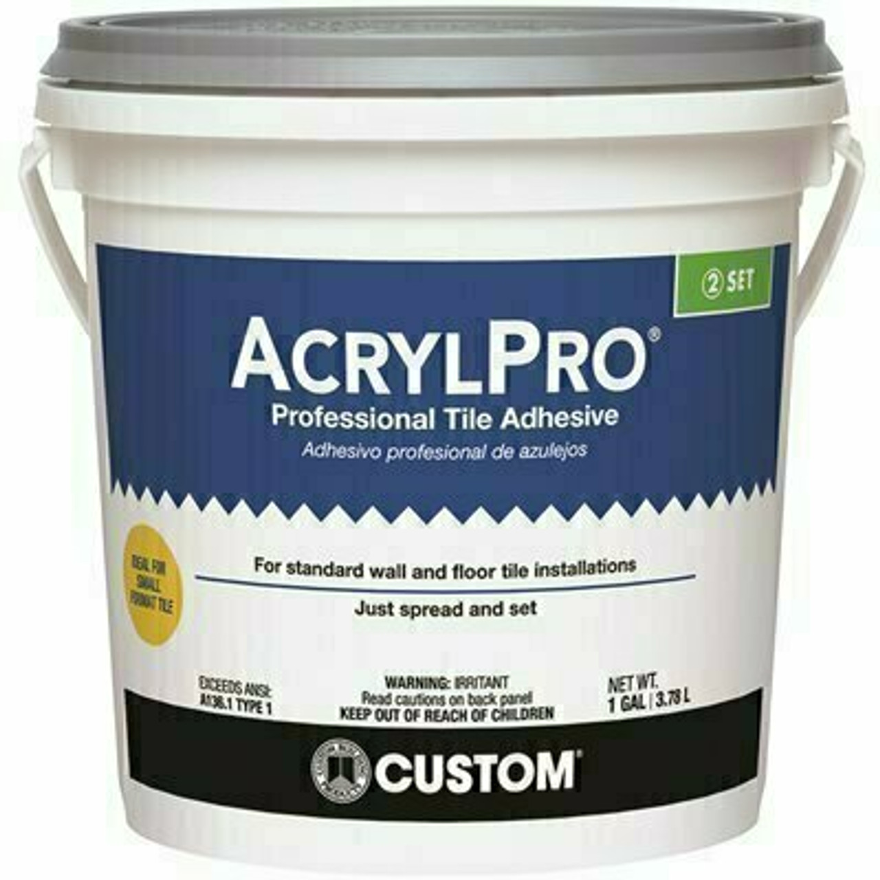 Custom Building Products Acrylpro 1 Gal. Ceramic Tile Adhesive