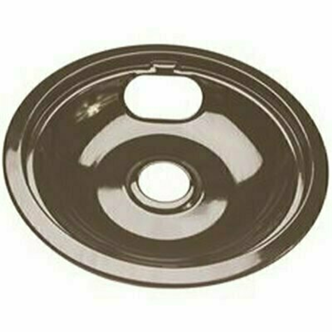 Porcelain-Coated Drip Pan For Whirlpool Electric Ranges In Black, 6 In.