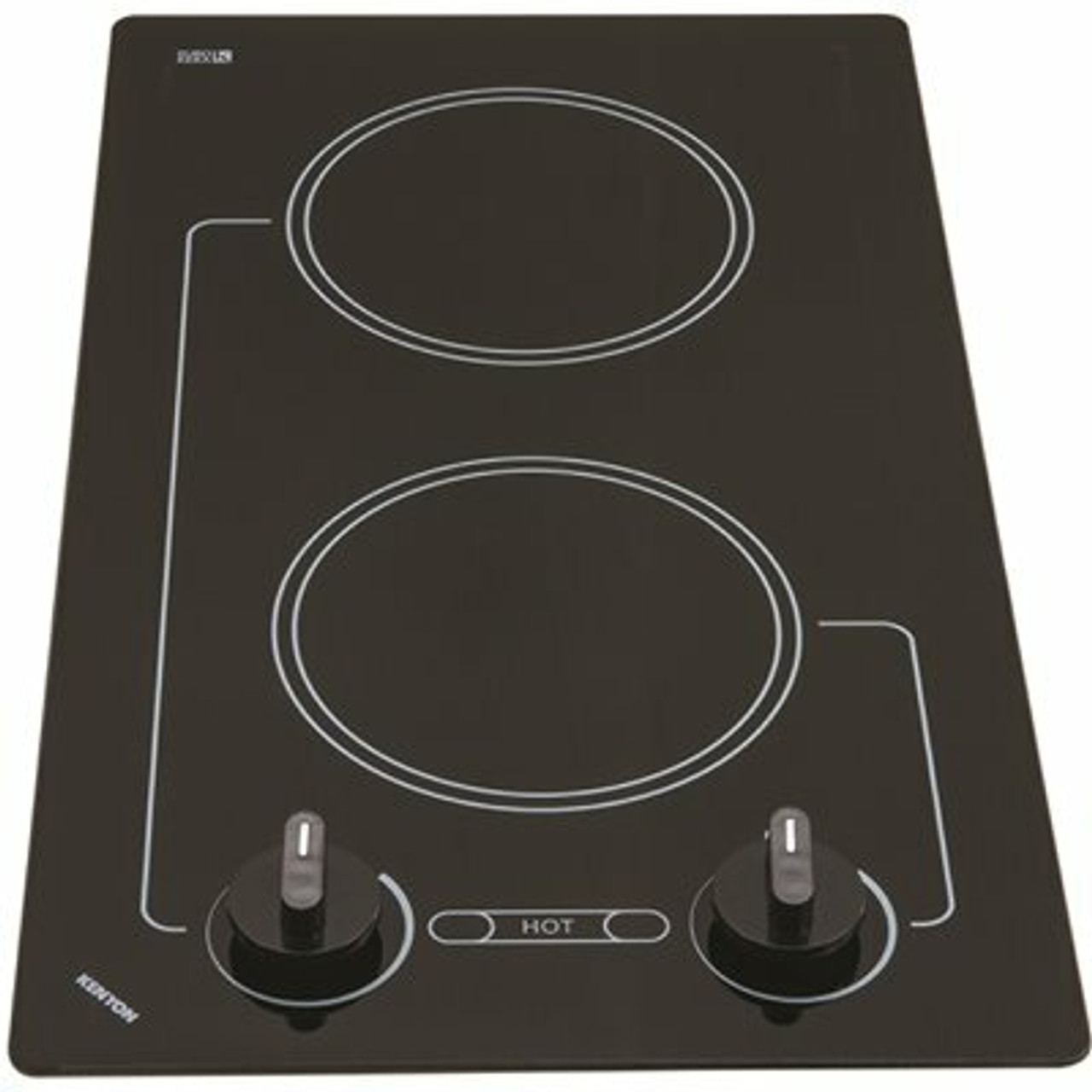 Kenyon Caribbean 12 In. Radiant Electric Cooktop In Black With 2 Elements 208-Volt