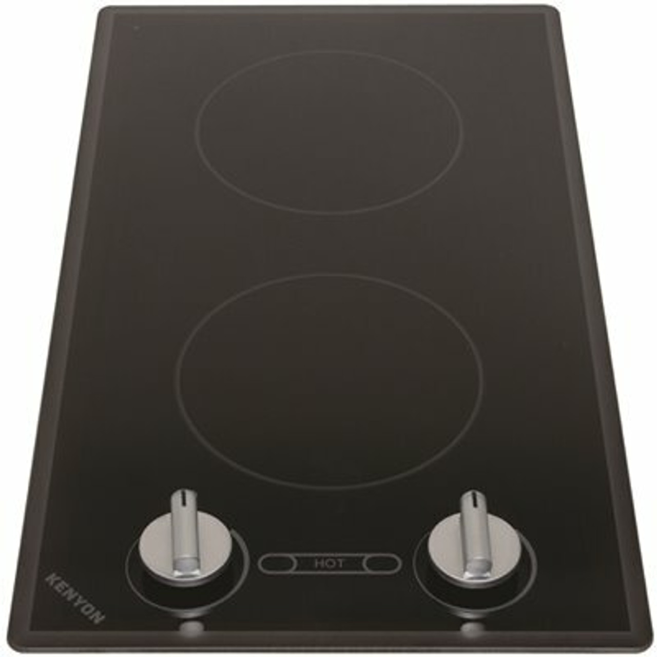 Kenyon Cortez 12 In. 208-Volt Radiant Electric Cooktop In Black With 2-Elements, Knob Control