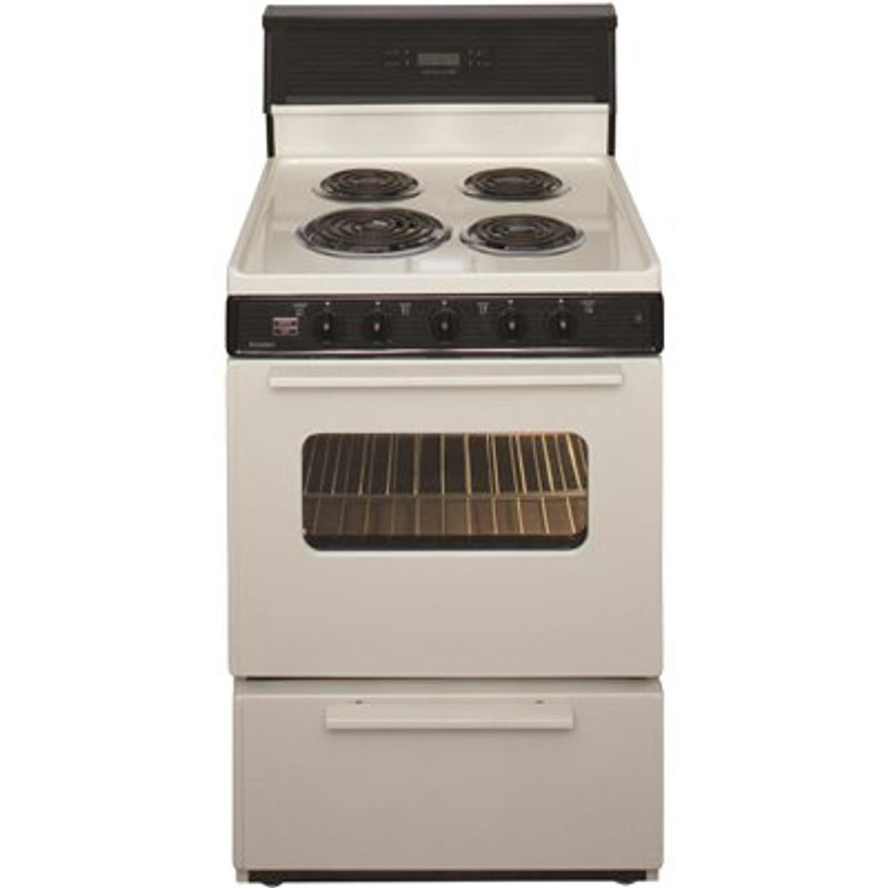 24 in. 2.97 cu. ft. Electric Range in Biscuit 202988069 24 in. 2.97 cu. ft. Electric Range in Biscuit 202988069