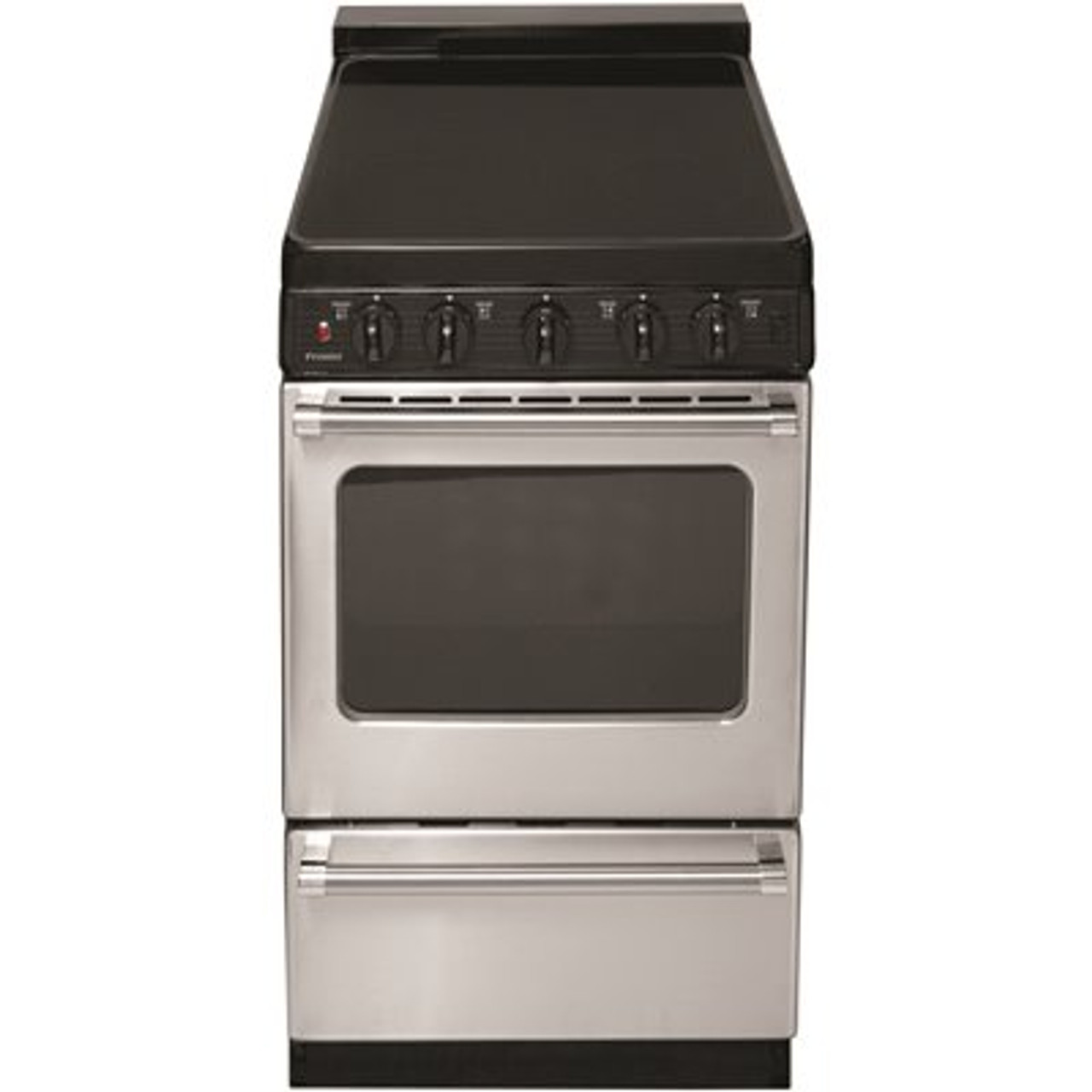 Premier 20 In. 2.42 Cu. Ft. Freestanding Smooth Top Electric Range In Stainless Steel