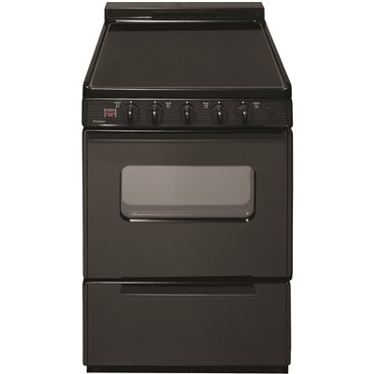 Premier 24 In. 2.97 Cu. Ft. Freestanding Smooth Top Electric Range In Black