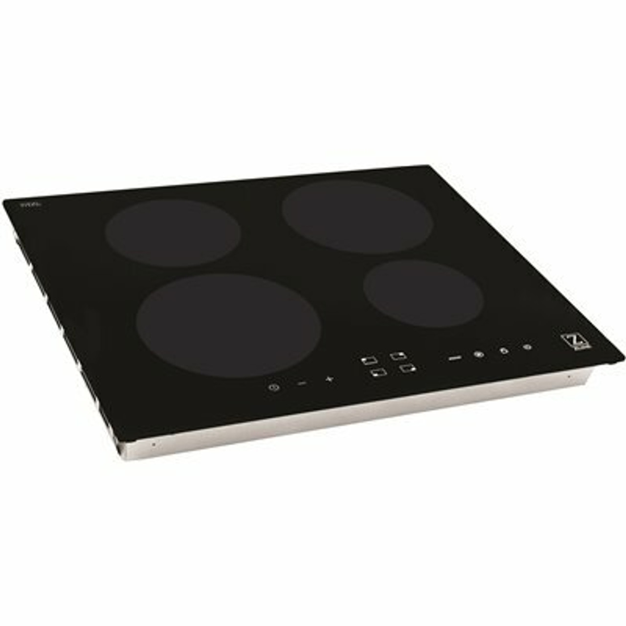 Zline Kitchen And Bath 24 In. Induction Modular Cooktop In Stainless Steel With Black Glass Top With 4-Burners