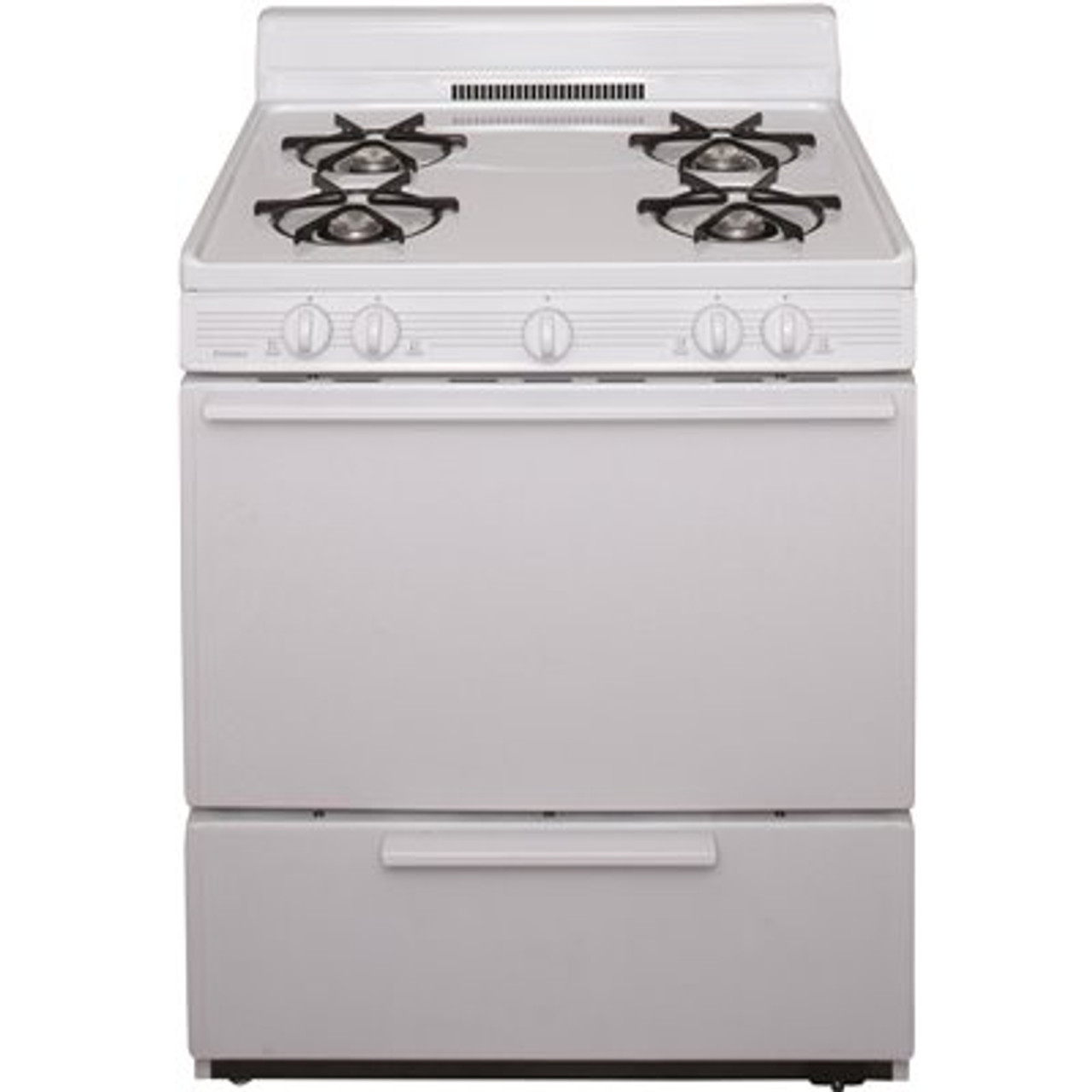 Premier 30 In. 3.91 Cu. Ft. Battery Spark Ignition Gas Range In White