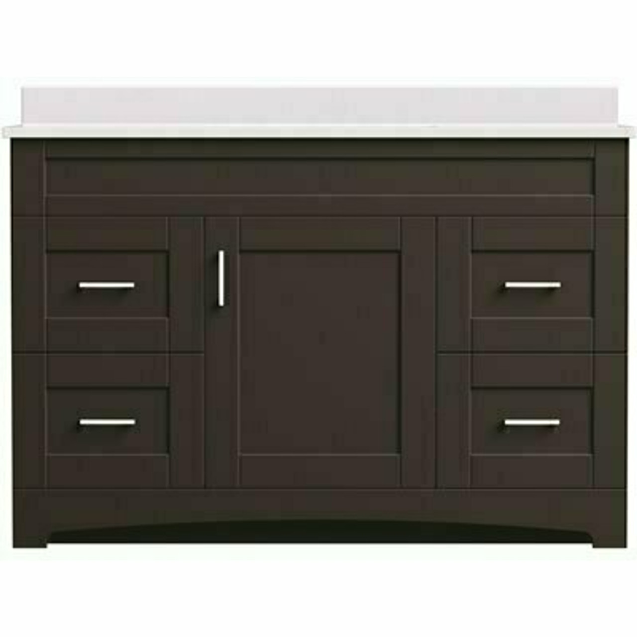 Magickwoods Brixton 48 In. W X 18 In. D Bath Vanity Cabinet In Dark Chestnut