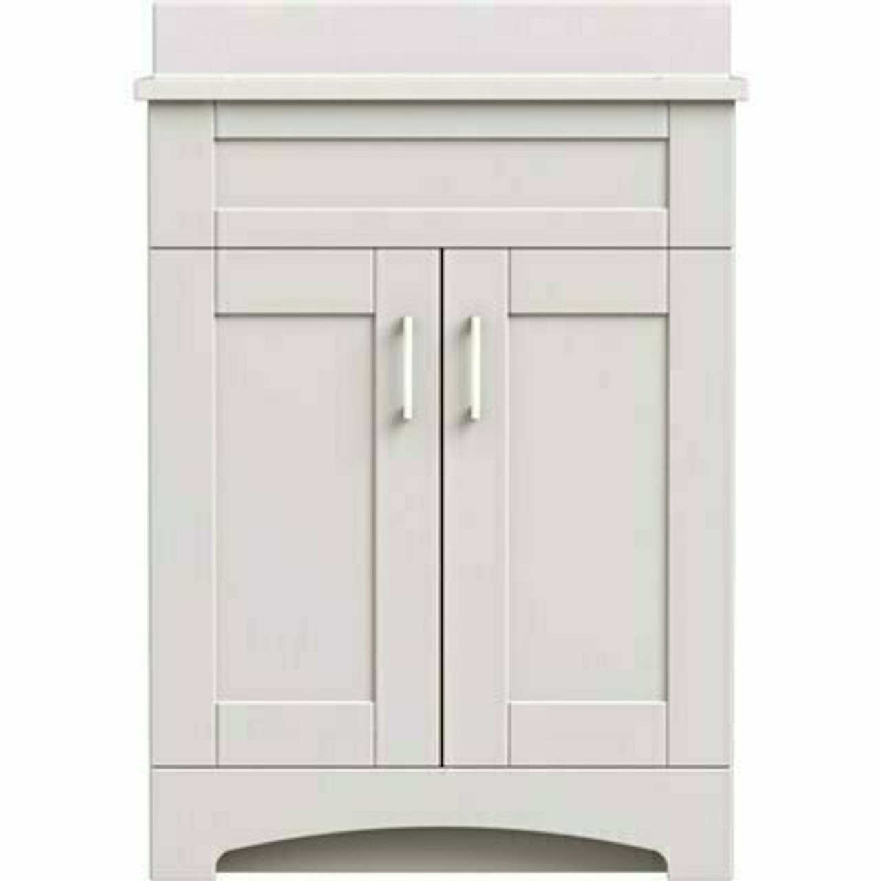 Magickwoods Brixton 24 In. W X 21 In. D Bath Vanity Cabinet In Vanilla White