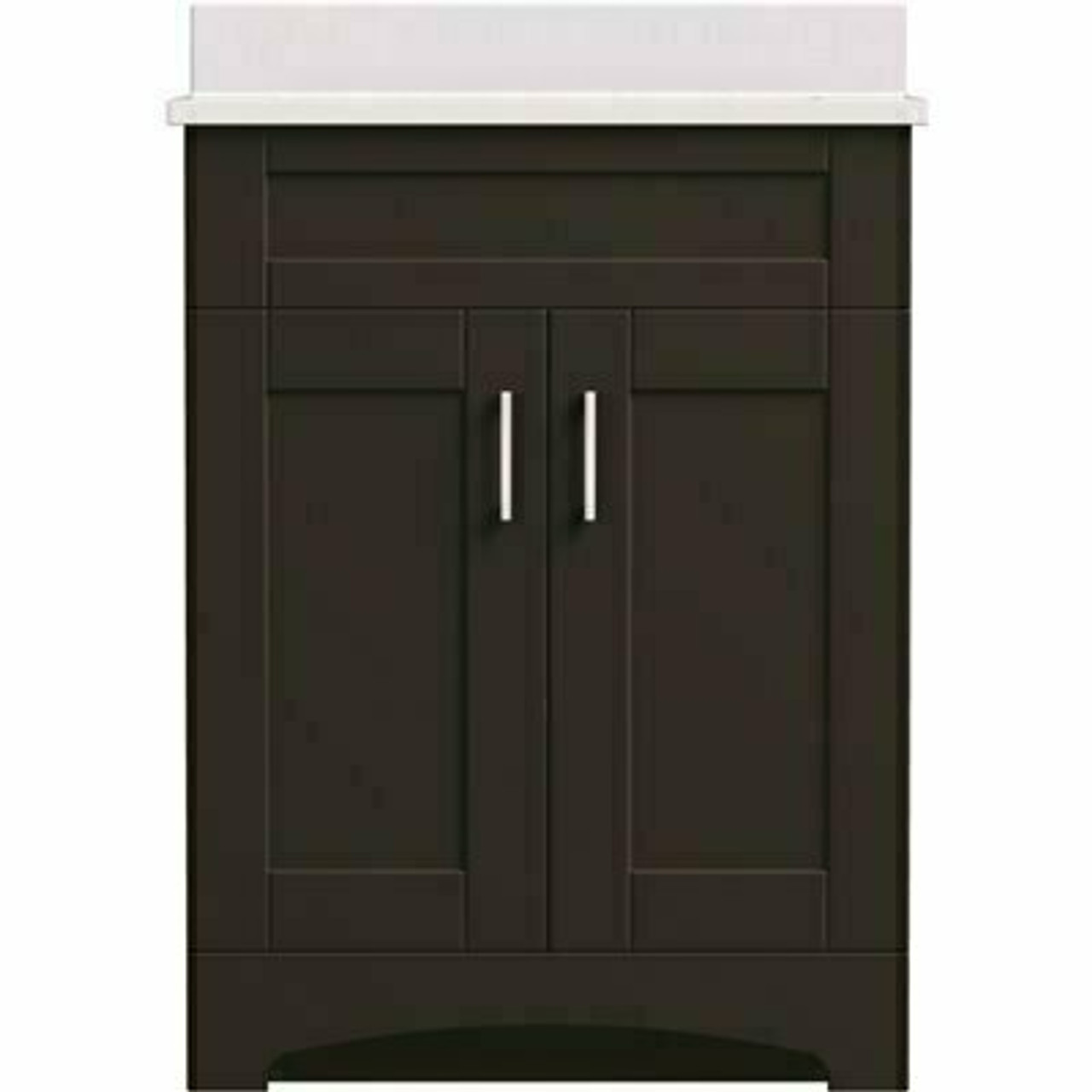 Magickwoods Brixton 24 In. W X 21 In. D Bath Vanity Cabinet In Dark Chestnut