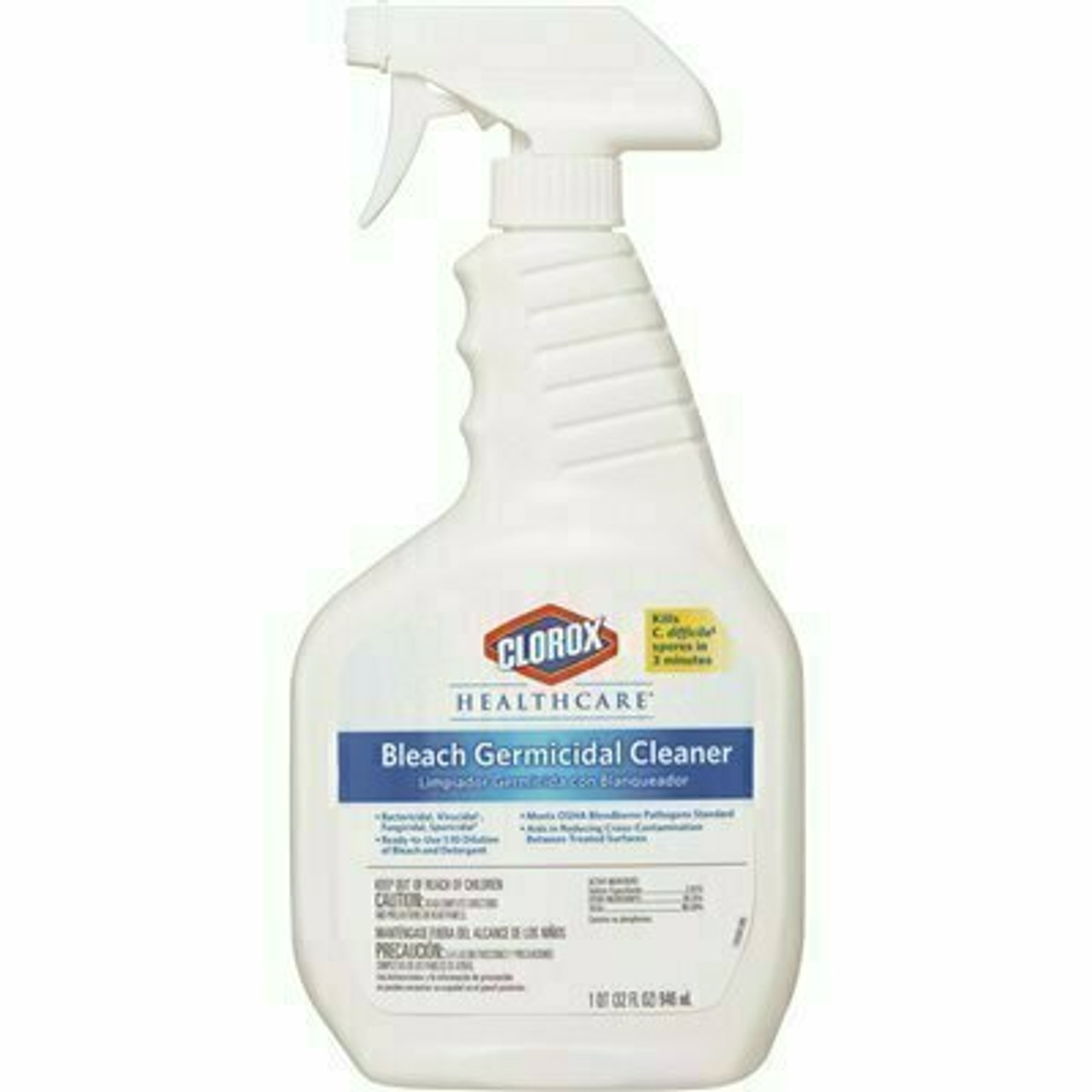 Clorox 32 Oz. Healthcare Bleach Germicidal Cleaner Spray - 10167461