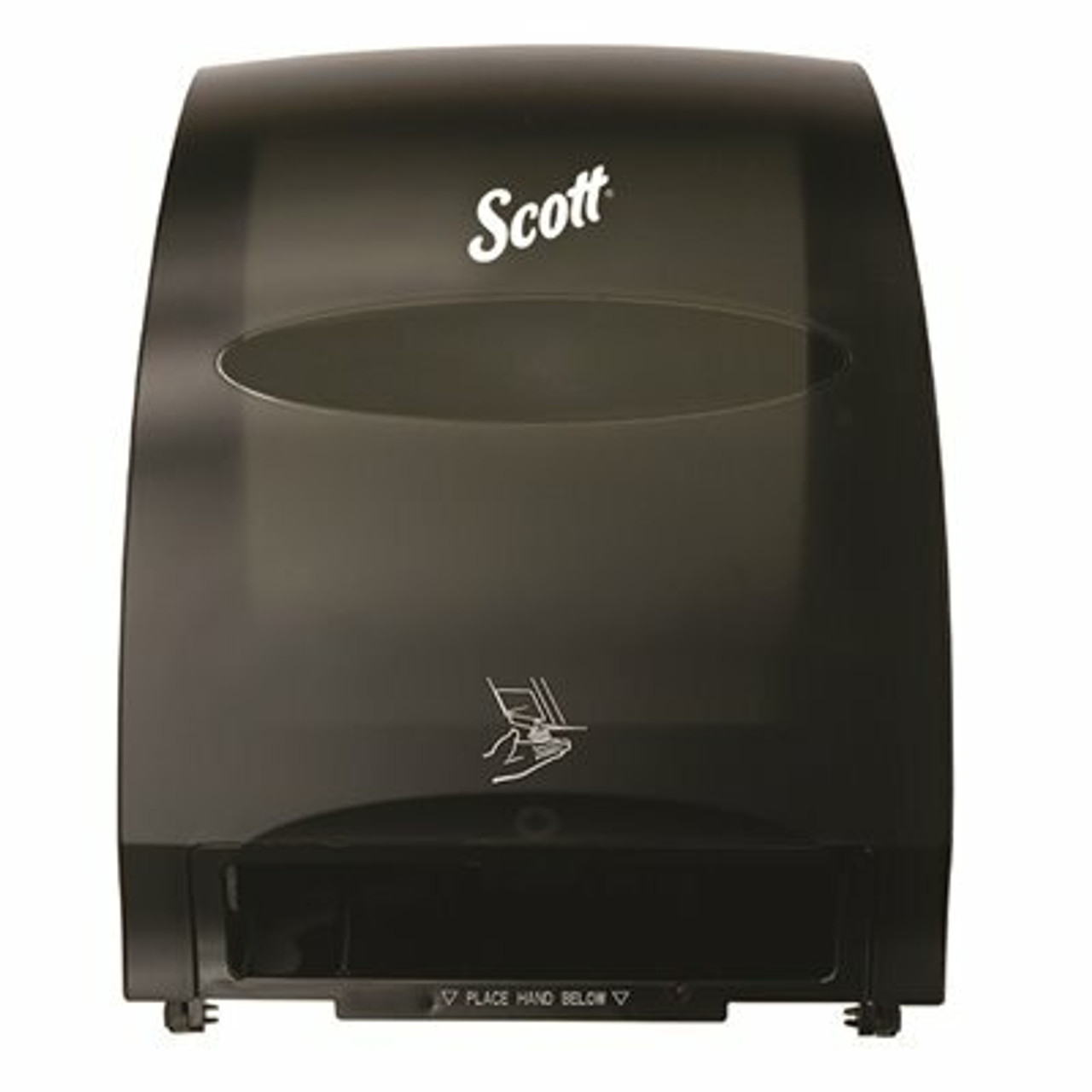 Scott Smoke Black Essential Electronic Hard Roll Paper Towel Dispenser With Fast Change