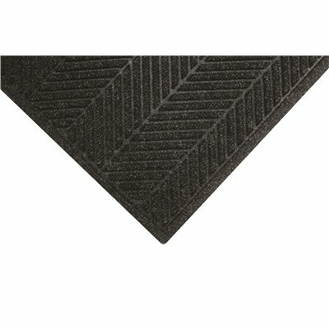 M+A Matting Waterhog Eco Elite Fashion Black Smoke 118 In. X 35 In. Commercial Floor Mat