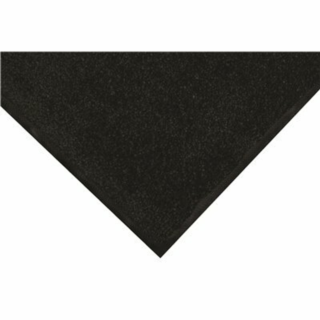 M+A Matting Colorstar Mat Solid Black 59 In. X 35 In. Pet Carpet Universal Cleated Backing Commercial Floor Mat
