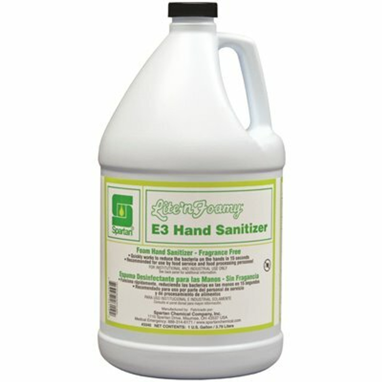 Spartan Lite'N Foamy E3 1 Gallon Hand Sanitizer (4 Per Pack)