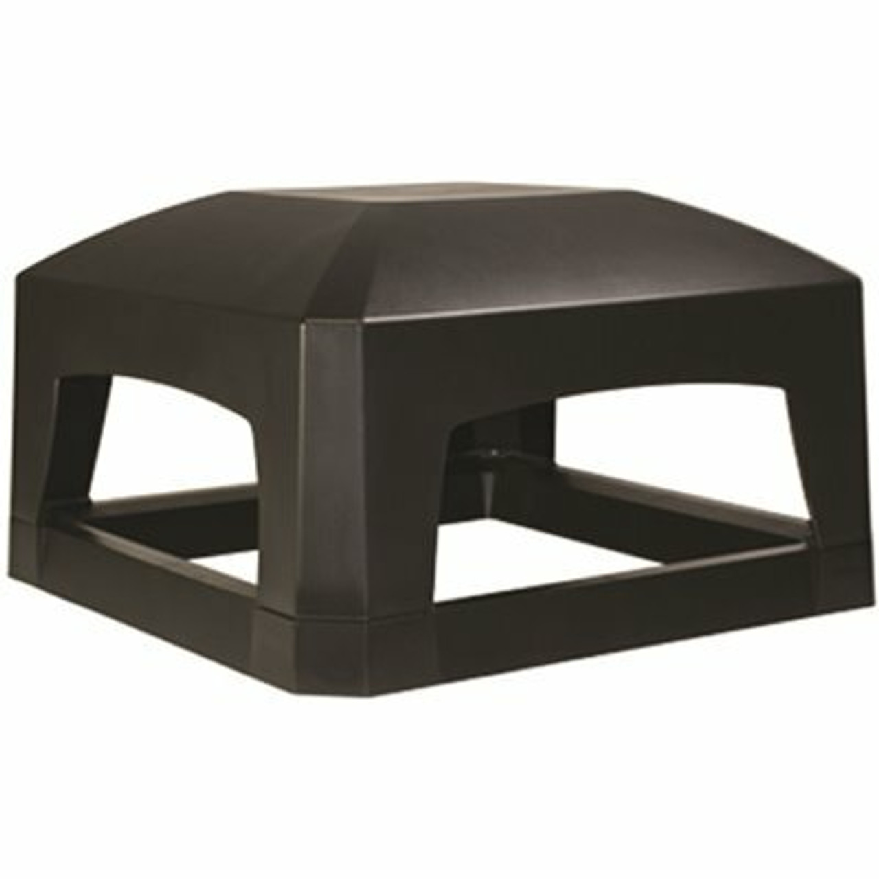 Ergocan 60 Gal. Black Outside Recycling Bin Lid