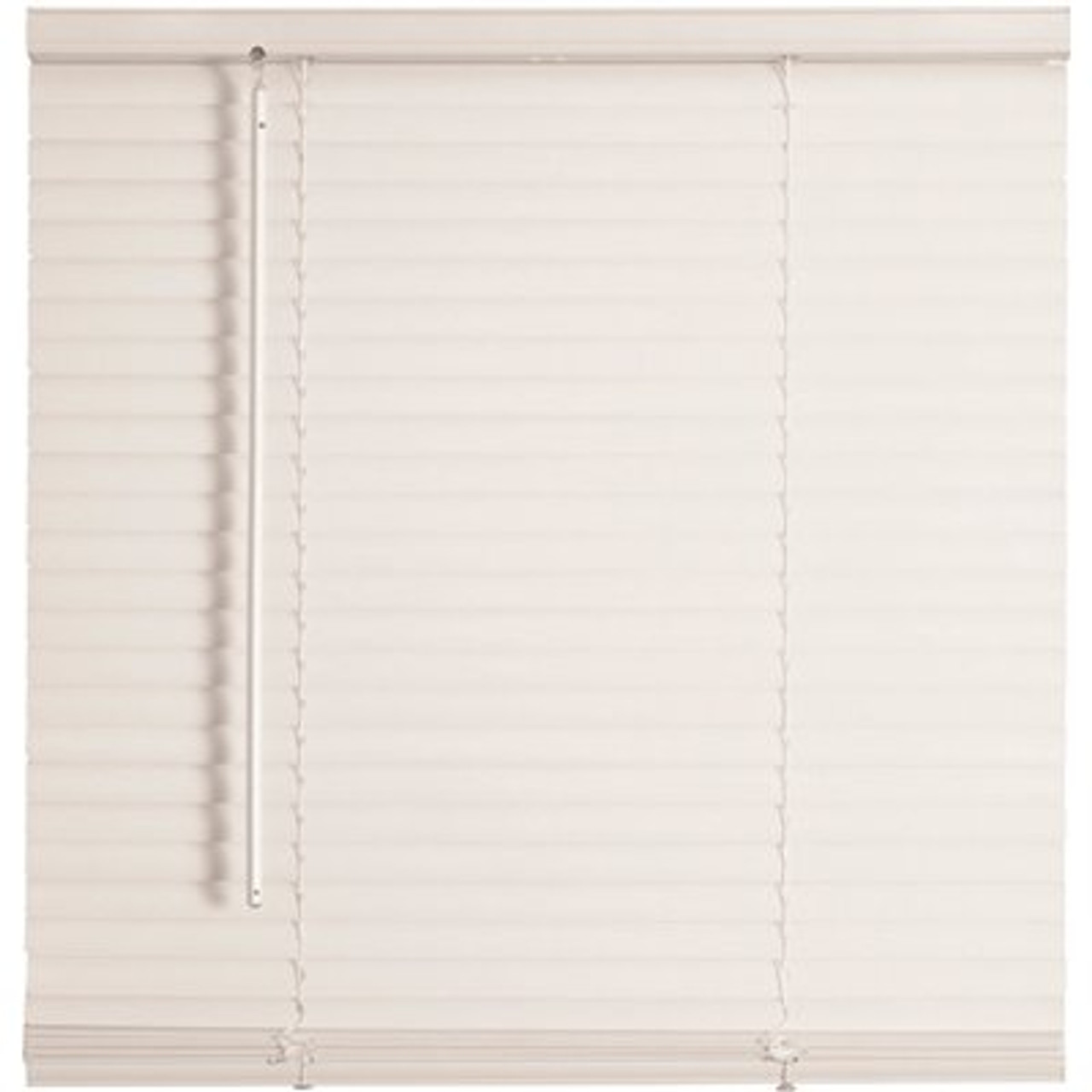 Champion Trutouch White Cordless Light Filtering Vinyl Mini Blinds With 1 In. Slats 31 In. W X 48 In. L