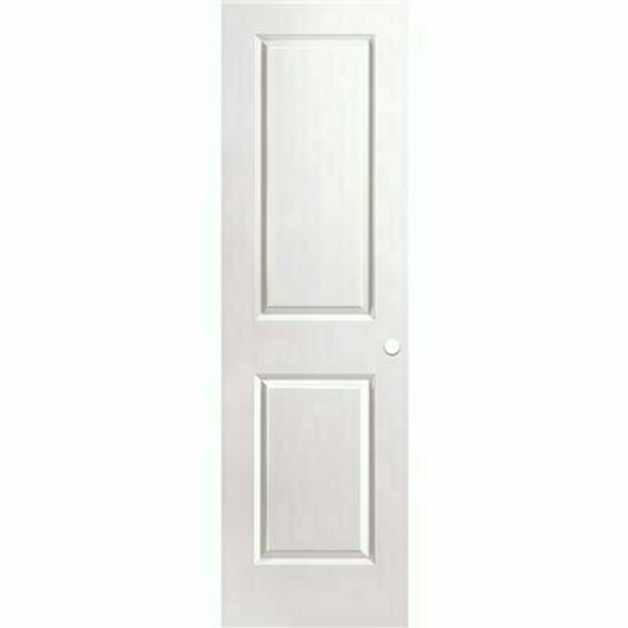 Masonite 24 In. X 80 In. Primed 2-Panel Square Hollow Core Composite Interior Door Slab With Bore