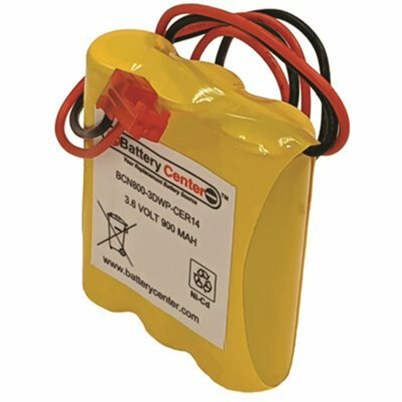 3.6-Volt 900 Mah Replacement For The Ebe-93 Nickel Cadmium Emergency Lighting Battery (Rechargeable)