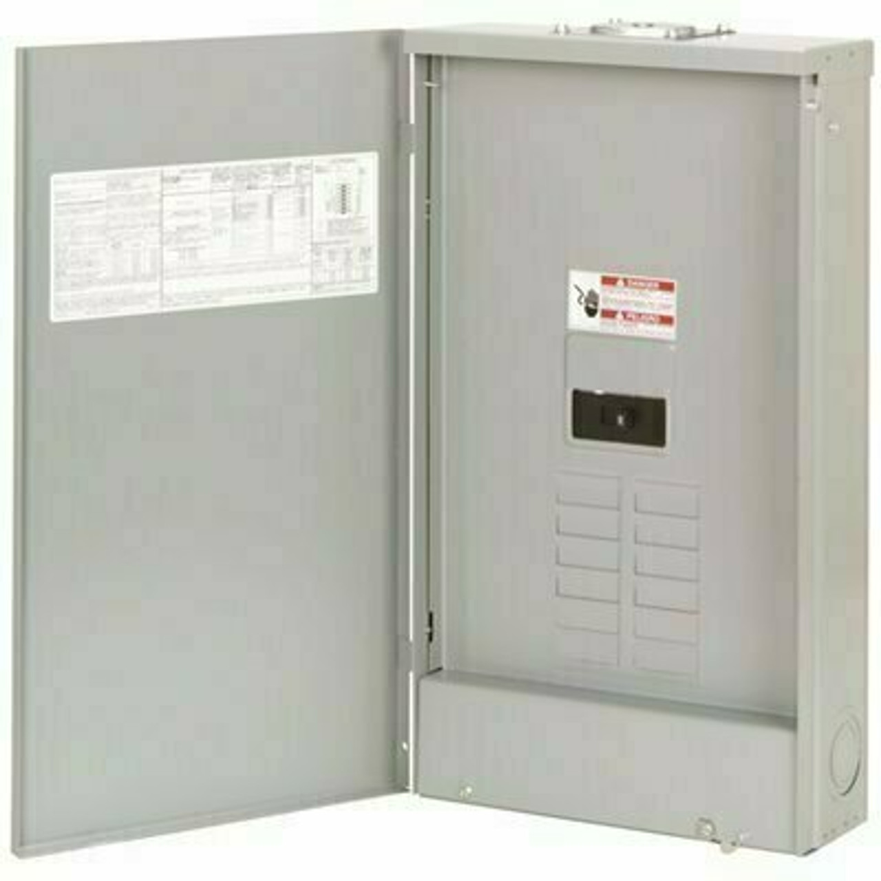 Eaton 200 Amp 16-Circuit Outdoor Main Breaker Plug-On Neutral Load Center With Flush Cover