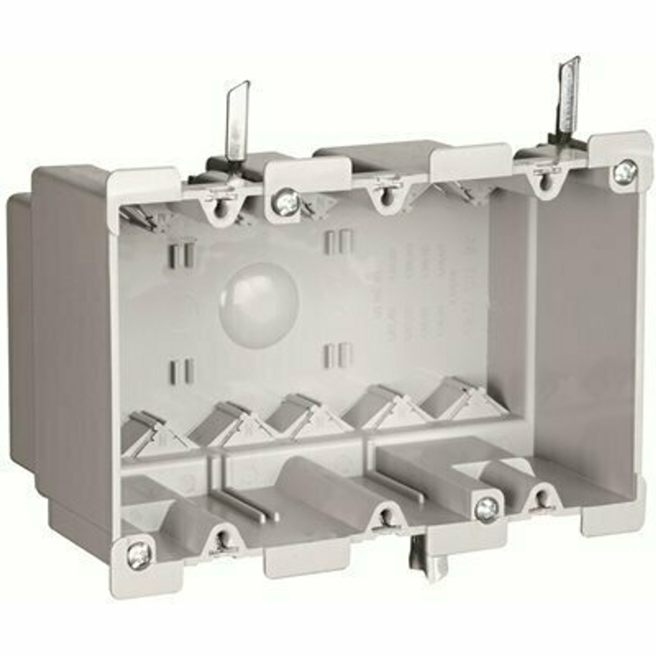 Legrand Pass & Seymour Slater Old Work Plastic 3 Gang Swing Bracket Switch And Outlet Box With Quick/Click