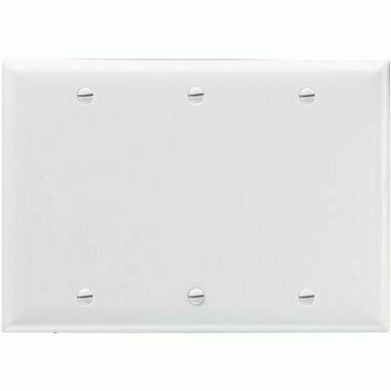 Legrand White 3-Gang Blank Plate Wall Plate (1-Pack)