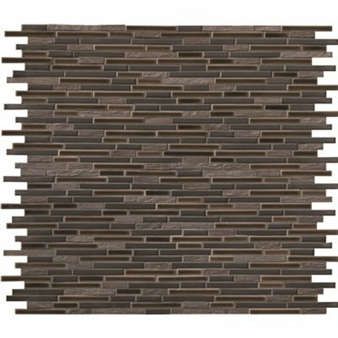 Msi Titan12 In. X 12 In. X 8 Mm Interlocking Mixed Porcelain And Stone Mosaic Tile (1 Sq. Ft.)