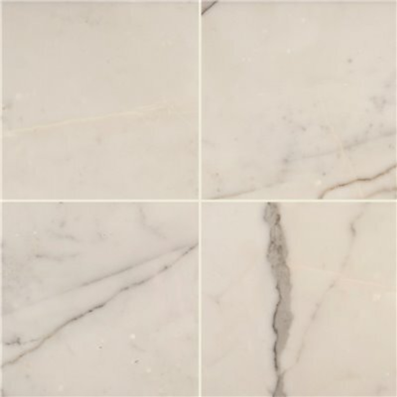Msi Calacatta Gold 18 In. X 18 In. Polished Marble Floor And Wall Tile (13.5 Sq. Ft./Case)