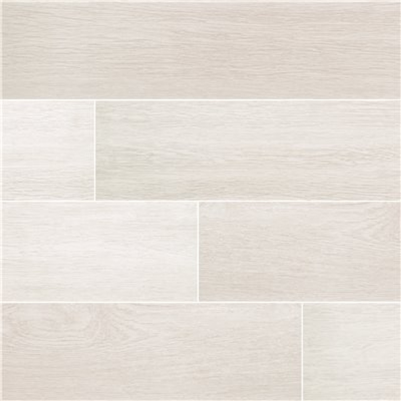 Msi Woodcrest Blanco 6 In. X 36 In. Matte Porcelain Floor And Wall Tile (13.5 Sq. Ft./Case)