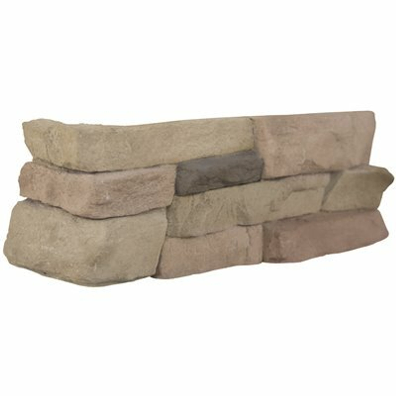 Msi Terrado Bayside Sand Manufactured Stacked Stone Corner (4 Sq. Ft./Case)