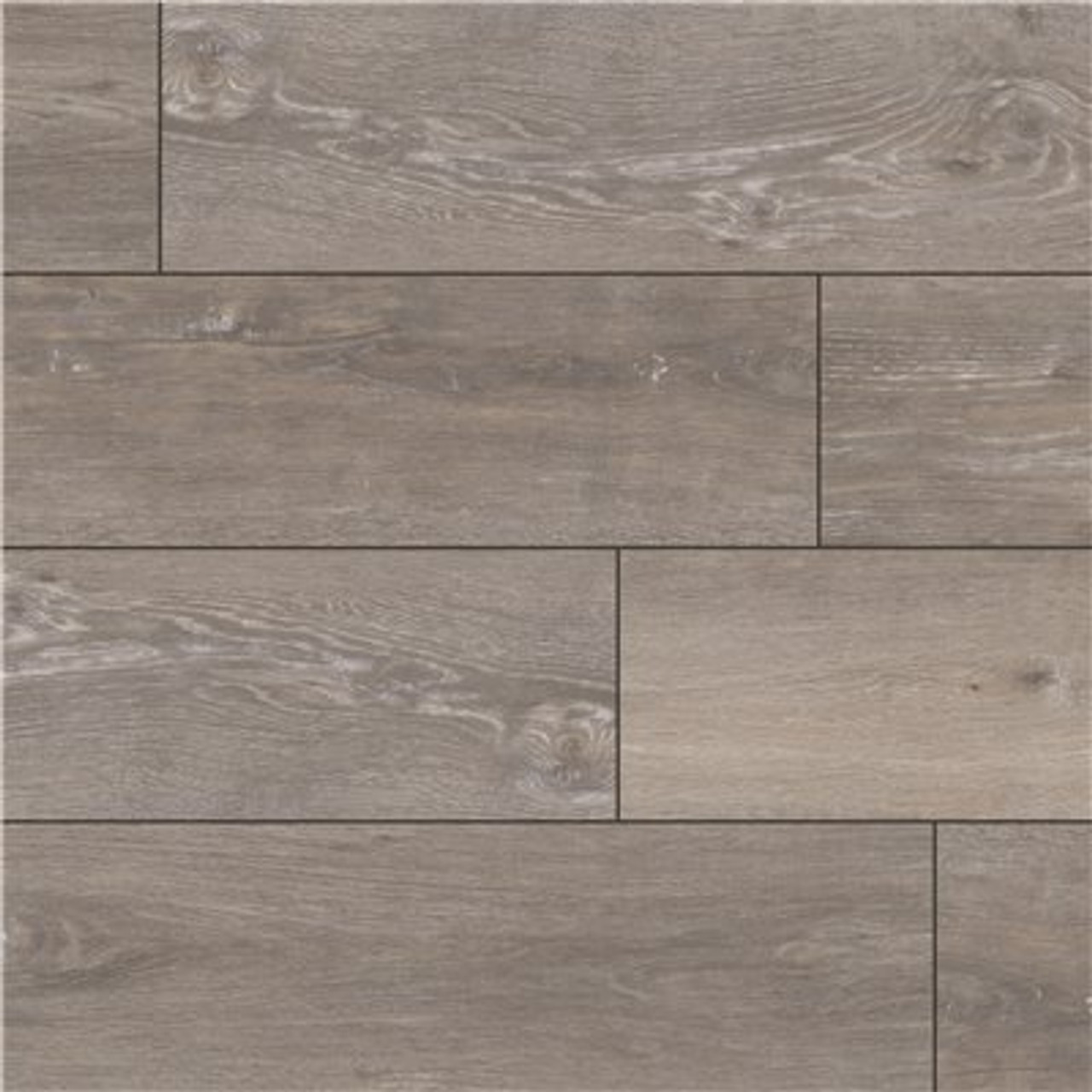 A&A Surfaces Aubrey Sea Isle 60 In. W X 9 In. Gray Rigid Core Click Lock Luxury Vinyl Plank Flooring (22.44 Sq. Ft./Case)