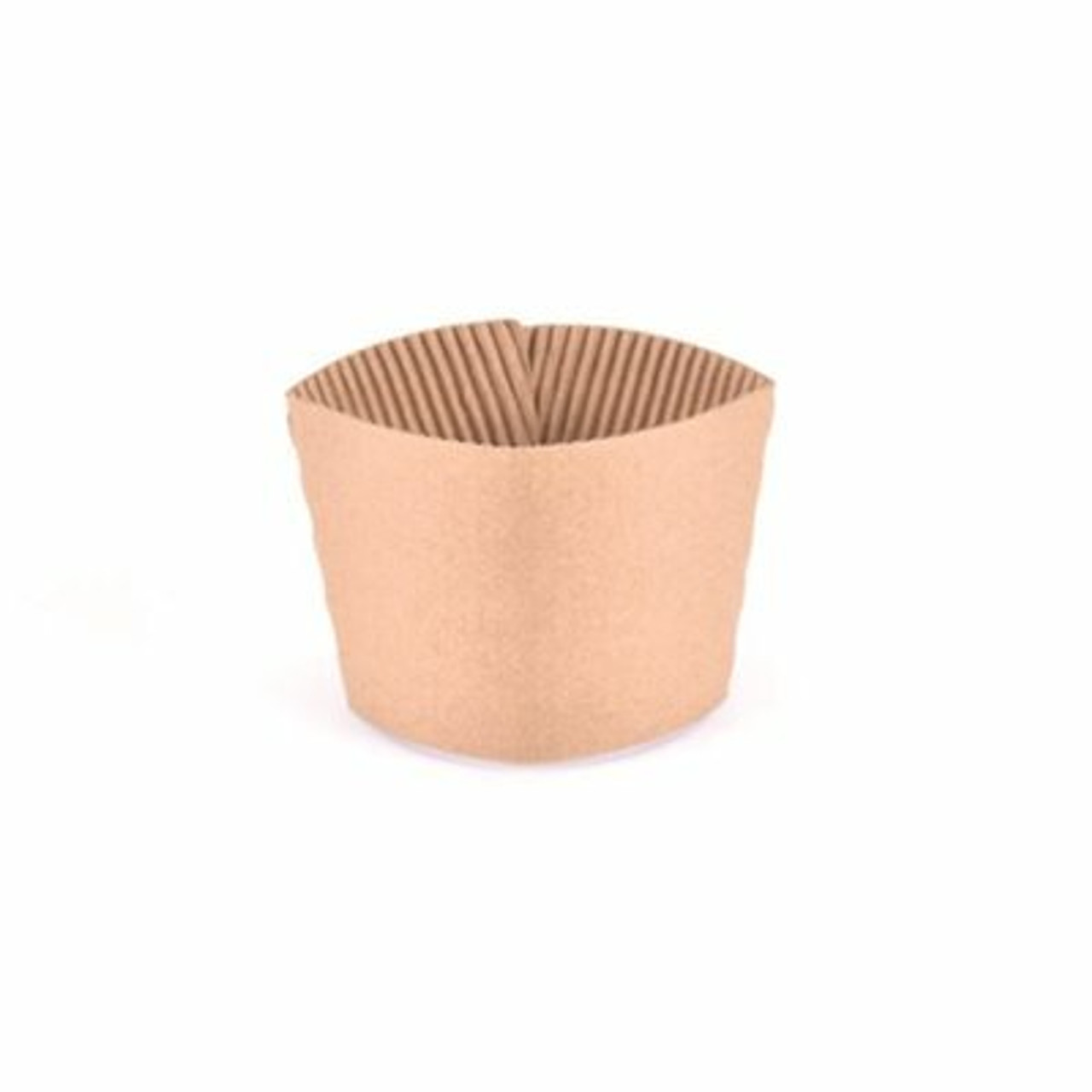 Southern Champion Medium Kraft Disposable Cardboard Hot Cup Sleeve Fits 10-24-Oz Beverage Sleeves Cups (1000 Per Case)