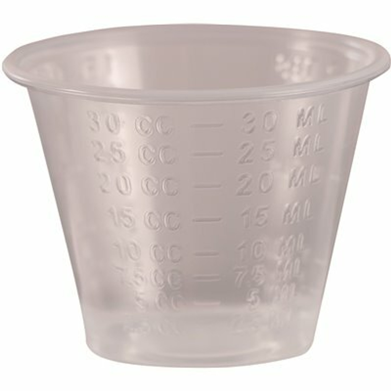 Empress 1 Oz. Disposable Clear Polypropylene Graduated Medical Cup (50/100-Case)