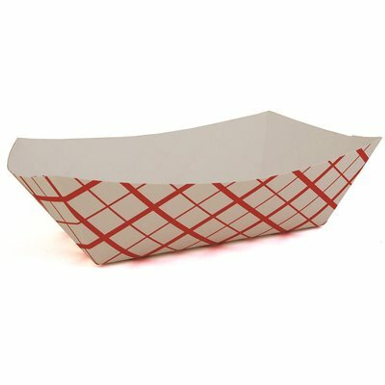 Southland #1000 Red Check 10 Lb. Food Tray (250 Per Case)