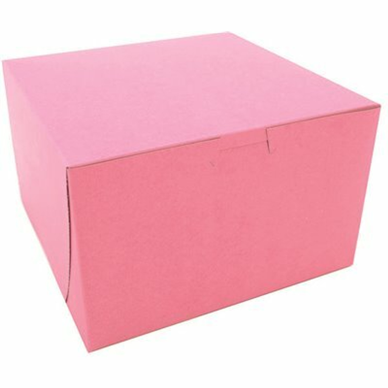 Southern Champion Tray Pink Non-Window Bakery Box 8 X 8 X 5" (100 Per Case)