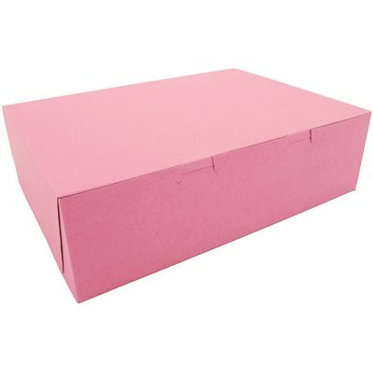 Southern Champion Tray Pink Non-Window Bakery Box 14 X 10 X 4" (100 Per Case)