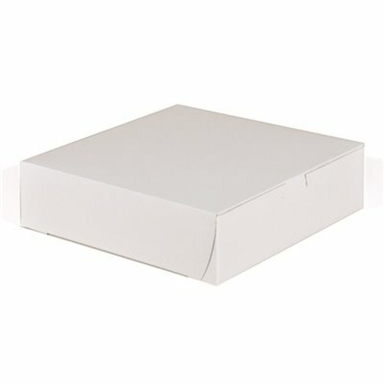 Southern Champion Tray White Non-Window Bakery Box 9 X 9 X 2-1/2" (250 Per Case)