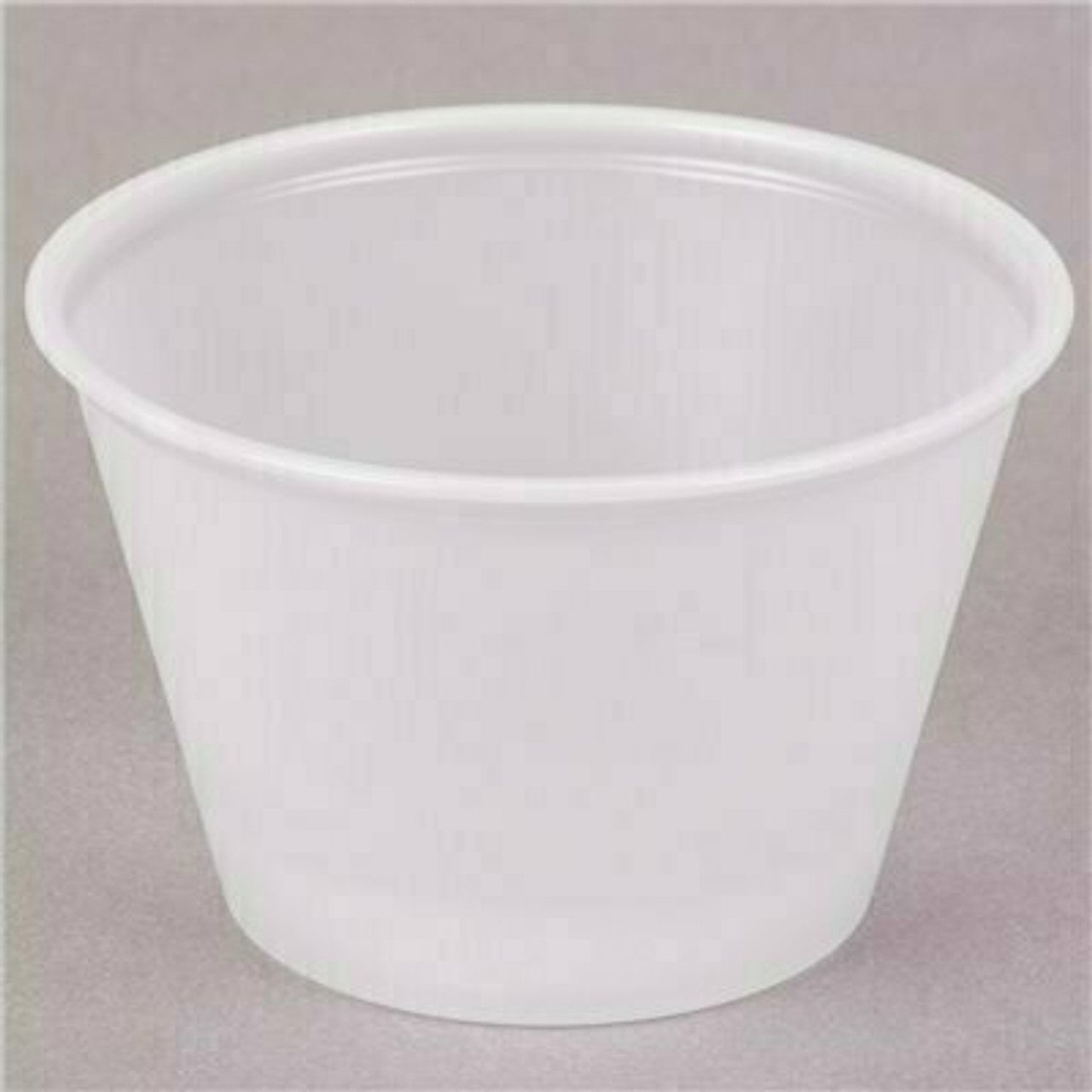 Dart Solo 4 Oz. Translucent Souffles Plastic Portion Cup (2500 Per Case)