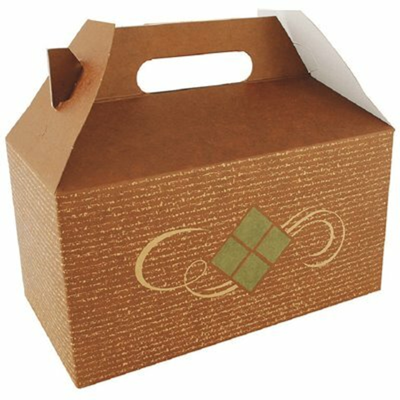 Southern Champion Tray Hearthstone Carry Out Barn Box W/Handle 9-1/2 X 5 X 5" (125 Per Case)