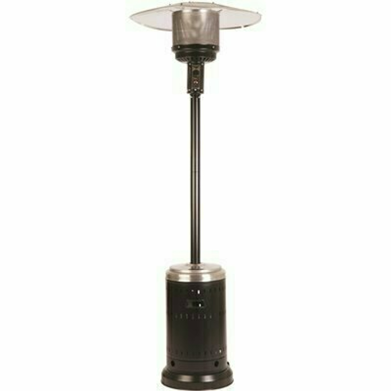 Fire Sense 46,000 Btu Onyx And Stainless Steel Gas Patio Heater