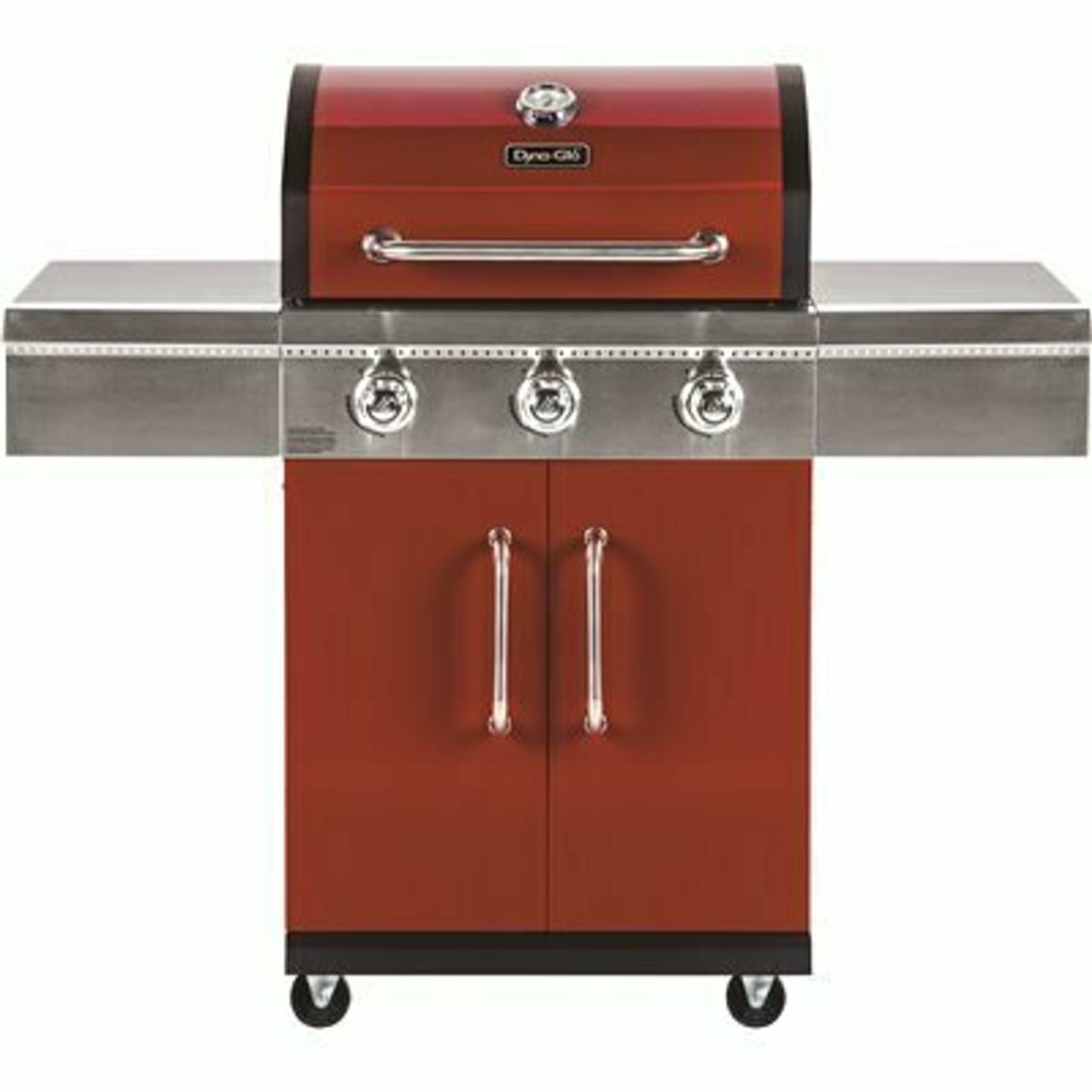 Dyna-Glo 3-Burner Propane Gas Grill In Red