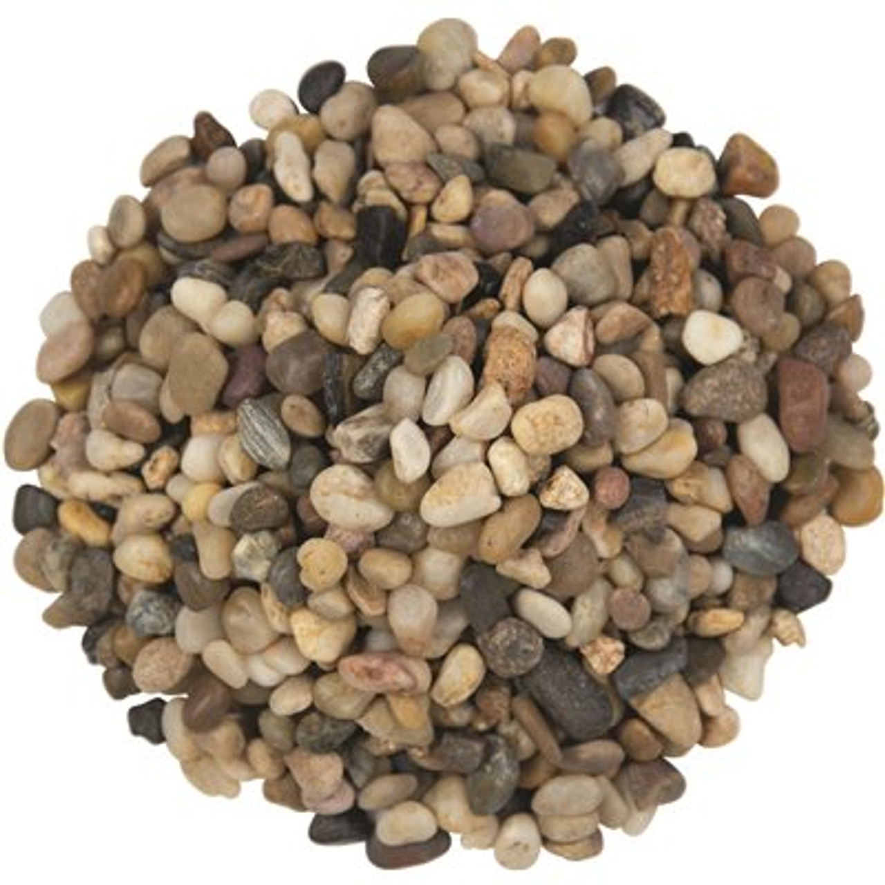 Msi Mixed Polished Pebbles 0.5 Cu. Ft . Per Bag (0.25 In. To 0.75 In.) Bagged Landscape Rock