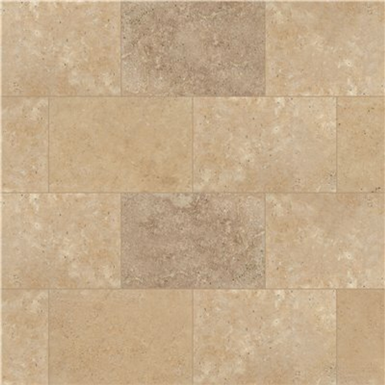 Msi Mediterranean Walnut 16 In. X 24 In. Rectangle Tan Travertine Paver Tile (15 Pieces/40.05 Sq. Ft./Pallet)