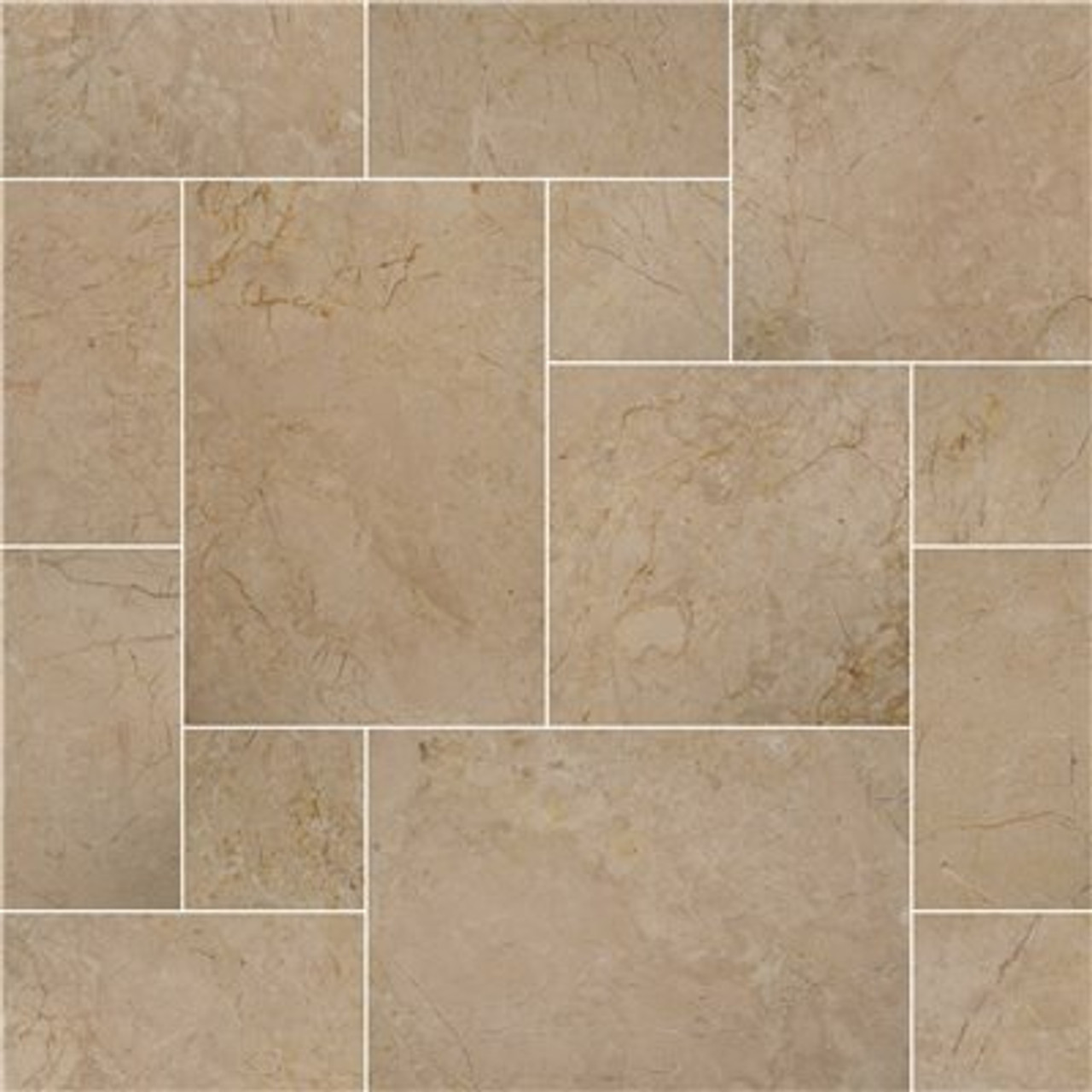 Msi Aegean Pearl Tumbled Pattern Marble Paver Kit (360 Pieces/480 Sq. Ft./Pallet)