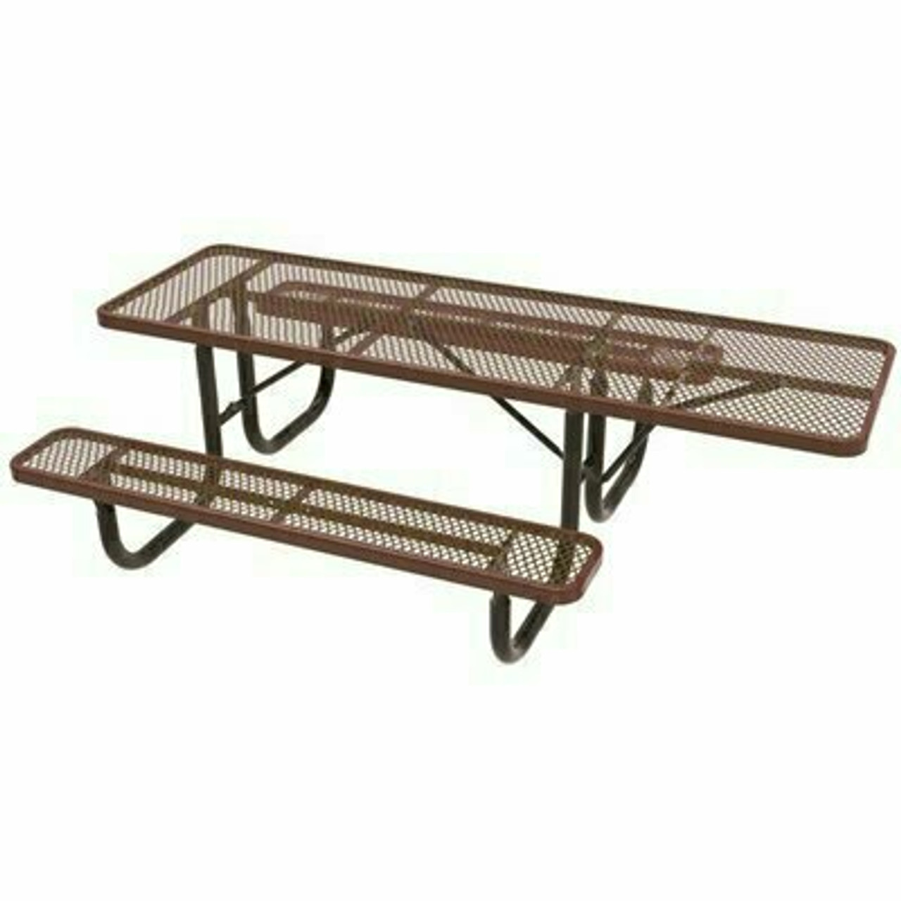 Everest 8 Ft. Brown Single-Sided Ada Heavy-Duty Picnic Table