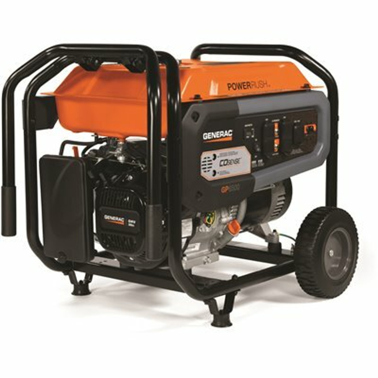 Generac 6500-Watt Manual Start Gas-Powered Portable Generator With Co-Sense, 50-St/Csa